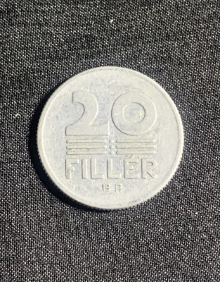 Moneda 20 filler 1969 Ungaria foto