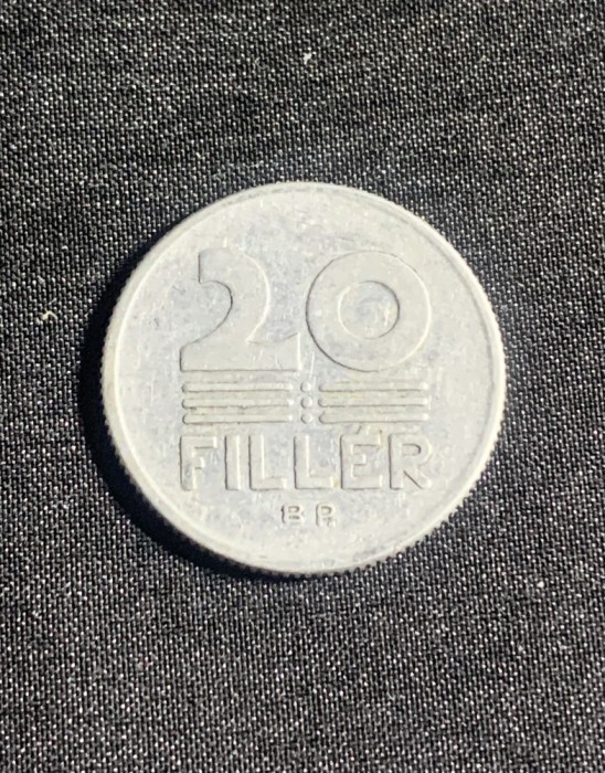 Moneda 20 filler 1969 Ungaria