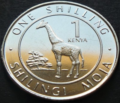 Moneda exotica 1 SHILING - KENYA, anul 2018 *cod 2917 = UNC foto
