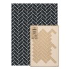 Reutilizabil Allover Plastic Șablon // HERRINGBONE ȚIGLE