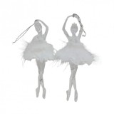 Cumpara ieftin Set 2 ornament brad Ballerina 17 cm