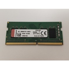 Memorie ram Laptop Kingston, 8GB, DDR4, 2666Mhz, 1Rx8, PC4-2666V, CL19, KVR26S19S8/8, PC4-21300, 1.2V, non-ECC, Unbuffered, SODIMM, 260 pini