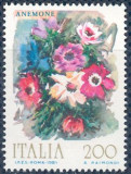 C4488 - Italia 1981 - Flori (1/3) neuzat,perfecta stare