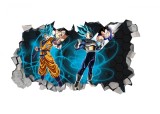 Sticker decorativ, gaura in perete 3D, Dragon Ball, 85 cm, 1019STK-1