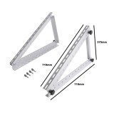 Set suporti tip triunghi pentru prindere panouri solare fotovoltaice 300W cu unghi reglabil Breckner Germany