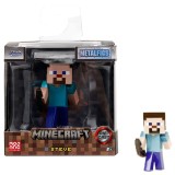 Figurina metalica, Jada, Minecraft, Steve, 6 cm