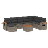 Cumpara ieftin Patio Sofa Set 9-Locuri Grey