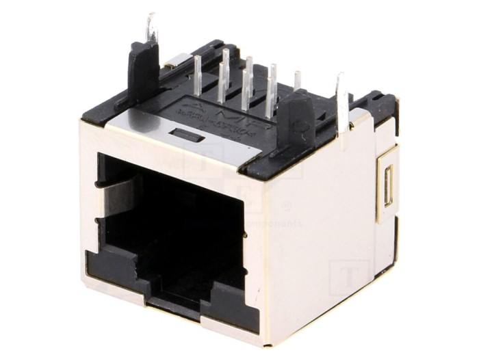 Conector RJ45 8p8c pentru PCB THT
