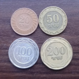 Lot 4 monede diferite 20/50/100/200 Armenia 2003, Europa