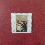 GERMANIA 1985 CRACIUN , HANS BALDUNG , PERSONALITATI , TREN TIMBRU NESTAMPILATE