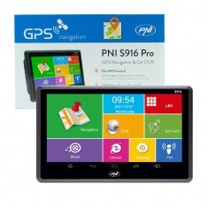 Aproape nou: Sistem de navigatie GPS + DVR PNI S916 PRO ecran 7 inch cu Android 6.0 foto
