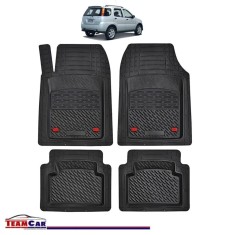 Covorase Auto TeamCar&reg; Tip Tavita Compatibile Suzuki Ignis II (2000&ndash;2008) Negru Material Rezistent