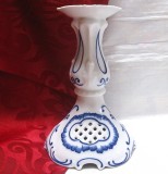 SFESNIC PORTELAN PERFORAT CU COBALT PIRKENHAMMER CEHOSLOVACIA 19.5 CM