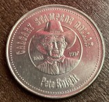 C50 - Moneda foarte veche - Canada - 1 dolar - Pete Knight - Calgary stampede dollar - 1982