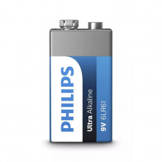 Baterie Ultra Alkaline Philips, 3R12, 9 V, ambalaj blister foto