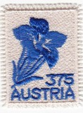 Austria 2008 flori timbru broderie MI 2773 MNH