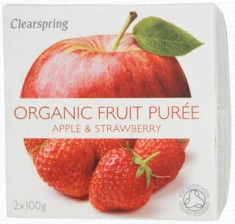 Piure Bio Mere Capsuni Paradisul Verde 2x100gr