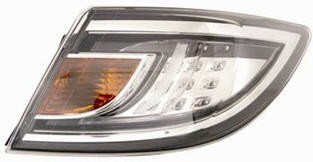 Stop spate lampa Mazda 6 Sedan / Hatchaback (GH) 11.2009-12.2012, fara suport bec; alb, LED+W21W; BestAutoVest partea Dreapta exterior foto