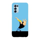 Husa compatibila cu Oppo A72, Viceversa, model Wiggy Johnny Bravo, Silicon, TPU, Transparent, Carcasa