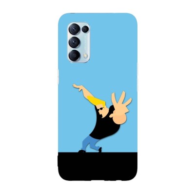 Husa compatibila cu Oppo A77, Viceversa, model Wiggy Johnny Bravo, Silicon, TPU foto