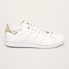 adidas Originals ghete de piele Stan Smith EE8836 EE8836-WHT/WHT/GO