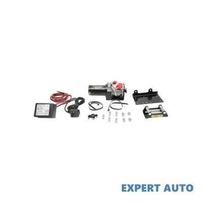 Troliu electric 12v 1360kg motor 1kw cablu otel 4,8mm x 13.5m hoteche bk77465 Alta marca Alt model #7 foto