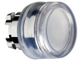 Comutator apăsare 22mm albă ZB4BP18