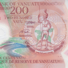 Bancnota Vanuatu 200 Vatu 2020 - P12b UNC ( polimer )