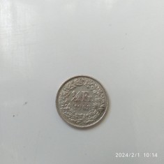 -Y- MONEDA ELVETIA 1/2 FRANC 1963 ( ARG )
