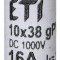 Siguranța fuzibila cilindrice CH10x38 gPV 16A/1000V DC