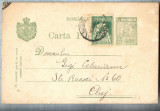 AX 247 CP VECHE- D-LUI GIGI CELARIANU -CLUJ -DE LA BUCURESTI-CIRC. 1921, Circulata, Printata