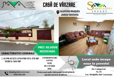 Casă de v&amp;acirc;nzare &amp;ndash; Zona Platou, Medgidia foto