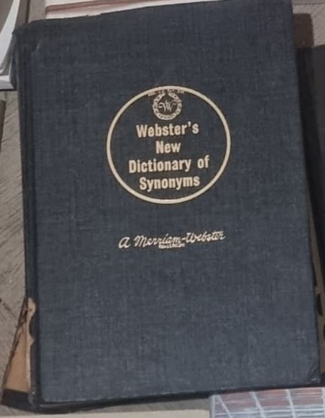 Webster&#039;s New Dictionary of Synonyms