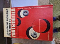 Culegere de probleme și exerciții de matematică vintage