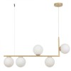 Lustra cu Glob alb Moderna E27x5- Design elegant
