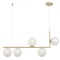 Lustra cu Glob alb Moderna E27x5- Design elegant