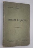 Carte veche 1915 Capitan Virgil I Badulescu Manual de jocuri