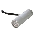 Lanterna LED Hoff, alimentare baterii (3 x AAA), 0.5W, 40 lm, aluminiu, IP65