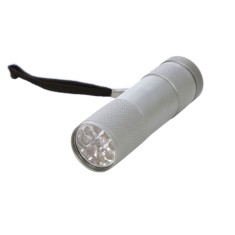Lanterna LED Hoff, alimentare baterii (3 x AAA), 0.5W, 40 lm, aluminiu, IP65