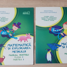 Matematică și explorarea mediului. Manual clasa I, (2 volume) - Tudora Pițilă