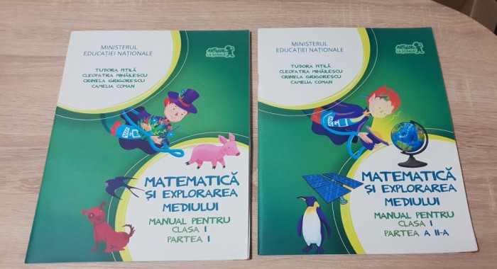 Matematică și explorarea mediului. Manual clasa I, (2 volume) - Tudora Pițilă