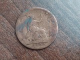C50 - Moneda foarte veche - Anglia - one penny - 1892
