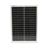 Panou solar 40W fotovoltaic monocristalin cu cablu de conectare 90cm si clesti baterie 570x400x25mm Breckner Germany