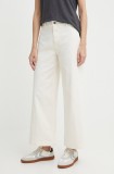 Pepe Jeans jeansi Tania femei, culoarea alb