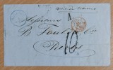 Romania 1861 - Plic circulat Galati-Paris