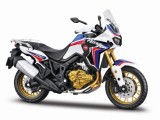 MAISTO MOTOCICLETA METALICA CU STAND HONDA AFRICA TWIN DCT ROSU SCARA 1 LA 18