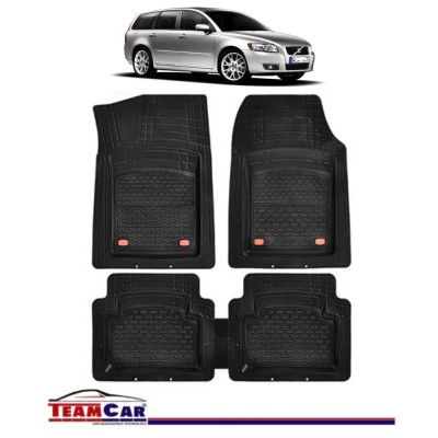 Covorașe Auto TeamCar&amp;reg; Tip Tăviță Compatibile Volvo V50 Mk1 (2004&amp;ndash;2012) - Combi foto