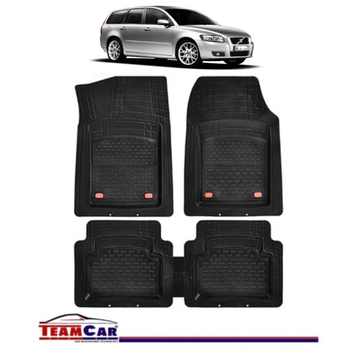 Covorașe Auto TeamCar&reg; Tip Tăviță Compatibile Volvo V50 Mk1 (2004&ndash;2012) - Combi