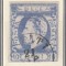 ROMANIA 1872LP 31c CAROL I CU BARBA10 BANI ULTRAMARIN IMPRESIUNE DEFECTUOASA T 3