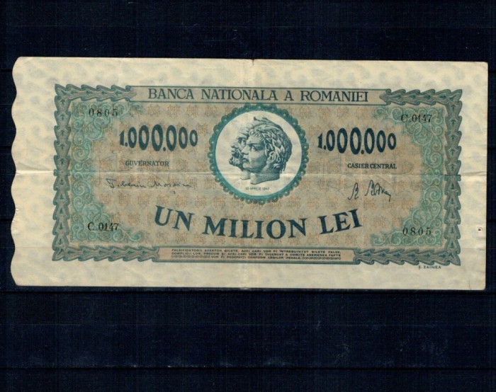Romania 1947 - 1000000 lei, circulata